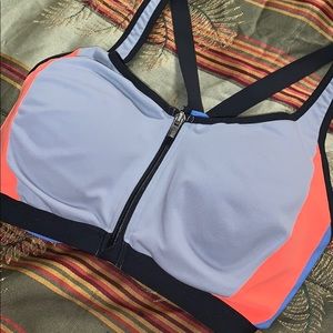 Victoria Sport 34DDD BLUE, ORANGE BRA